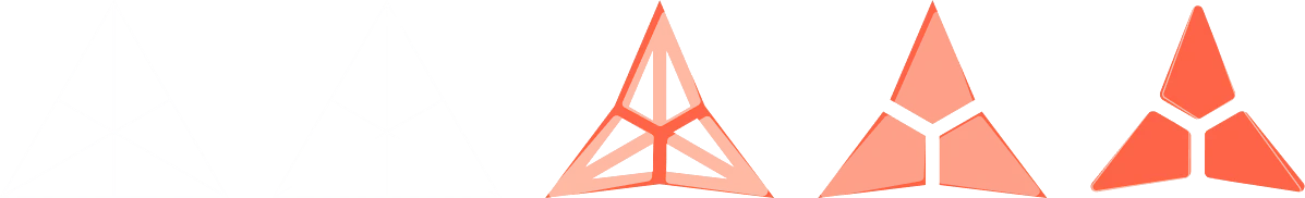 Leverate logo evolution stages